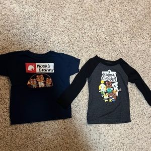 BNWOT/LIKE NEW exclusive Animal Crossing 3T toddler boys shirt bundle!!